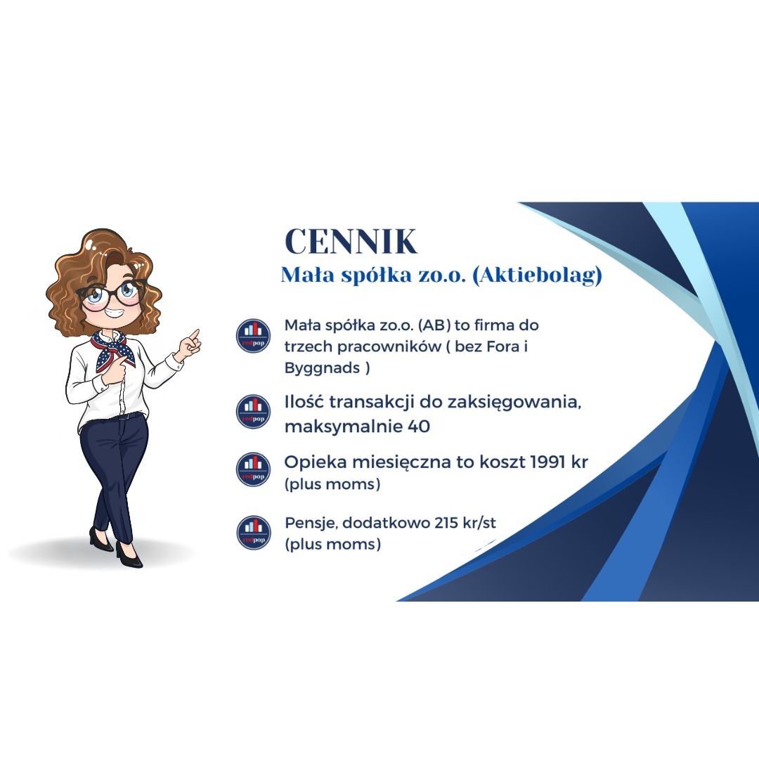 Cennik dla Aktiebolag 