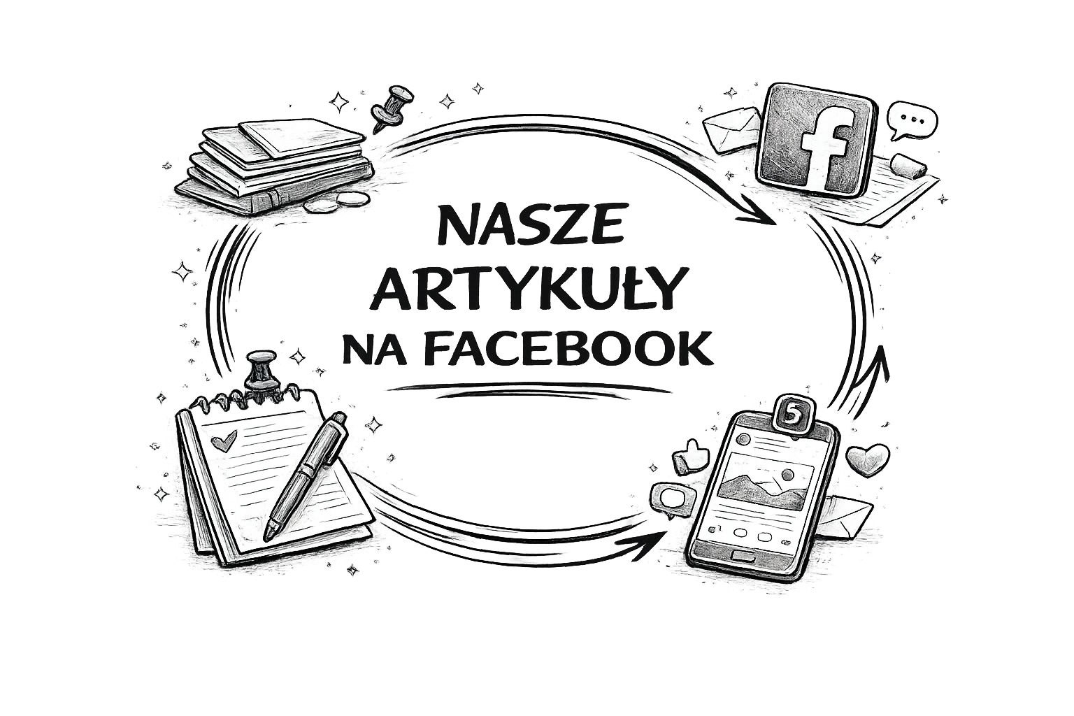 artykuły na Facebook